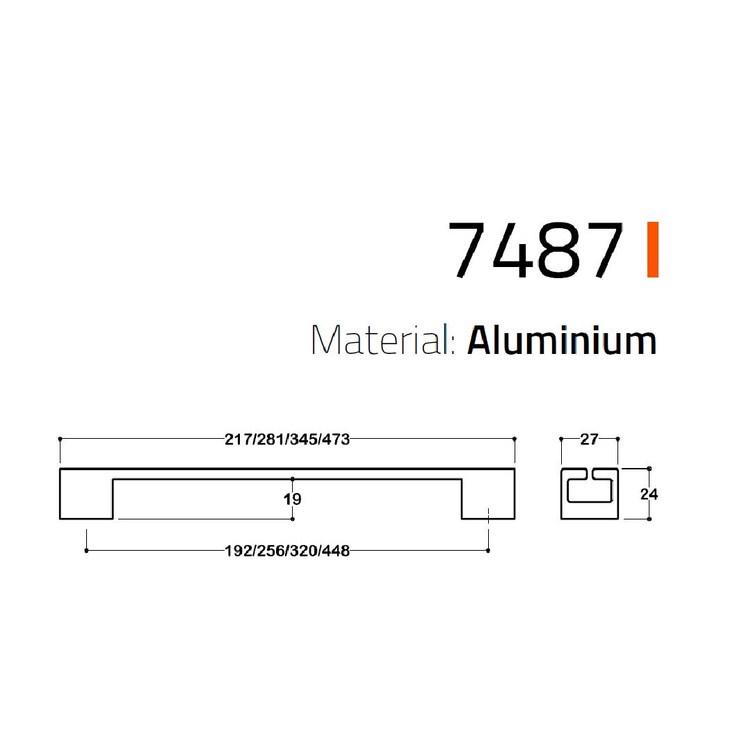 7487 Modern Kulp Antik Renk