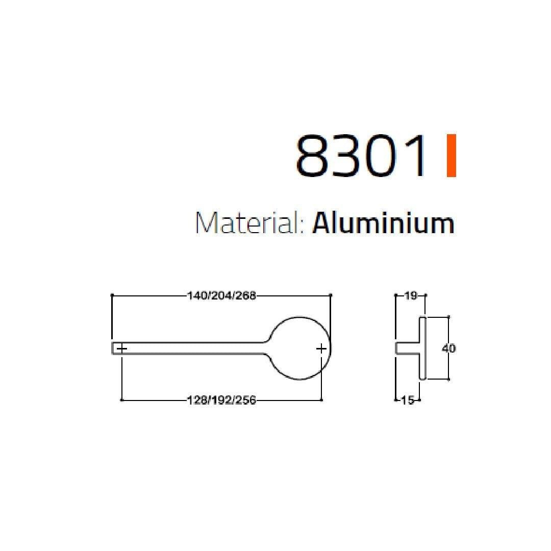 8301 Modern Kulp Krom Renk