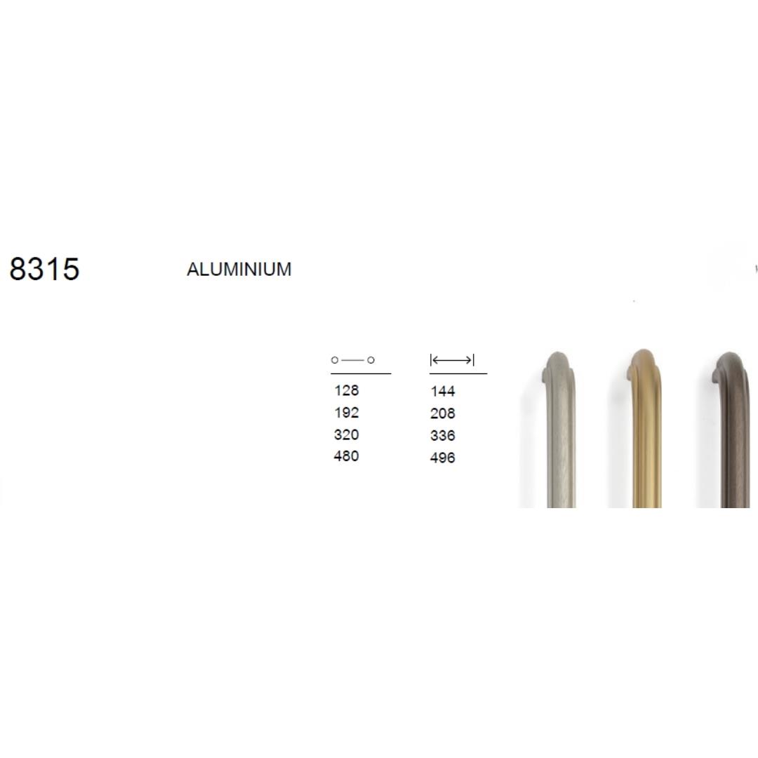 8315 Modern Oval Kulp Nikel Saten Renk