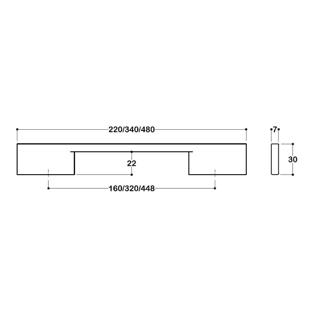 8570 Modern Kulp Mat Altın Renk
