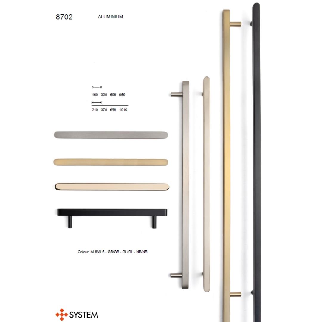 8702 Modern Kulp Siyah Renk