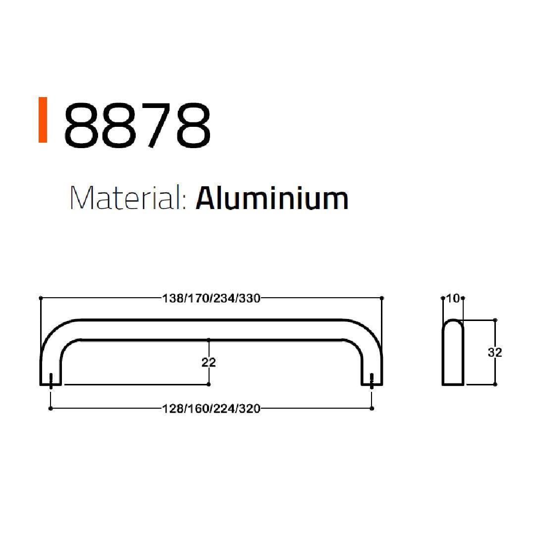 8878 Modern Kulp Siyah Renk