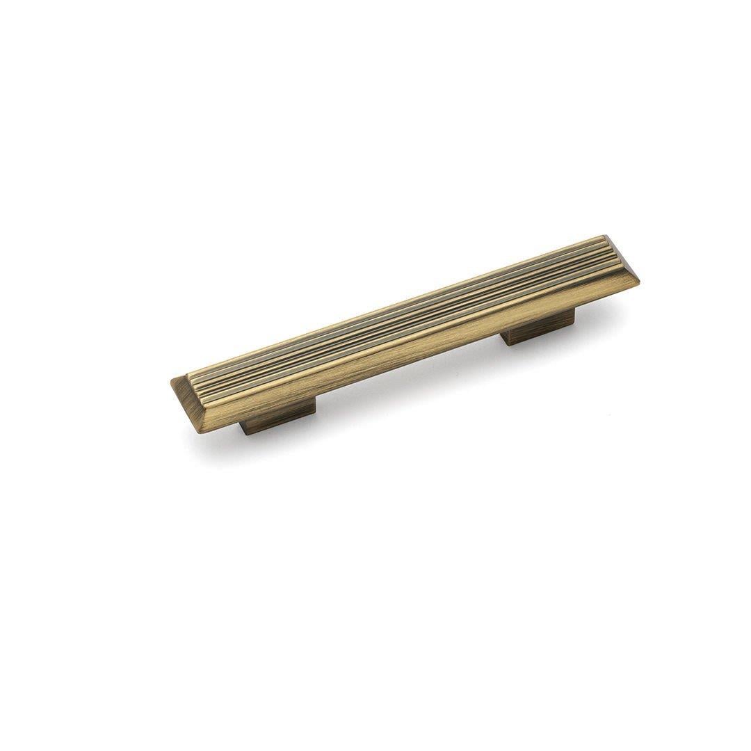 9000 Line-Çizgili Kulp Antik Renk Tek Adet 96 Mm