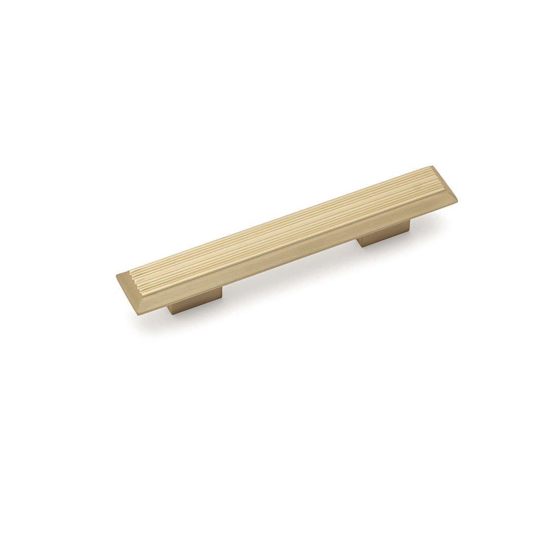 9000 Line-Çizgili Kulp Mat Altın Renk Tek Adet 96 Mm