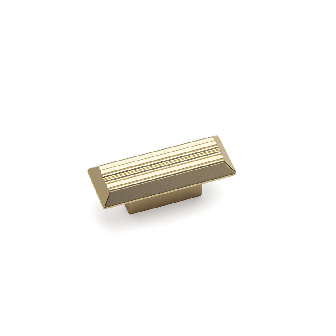 9002  Line-Çizgili Kulp Tek Adet 16 Mm Altın Rengi Klasik Kulp