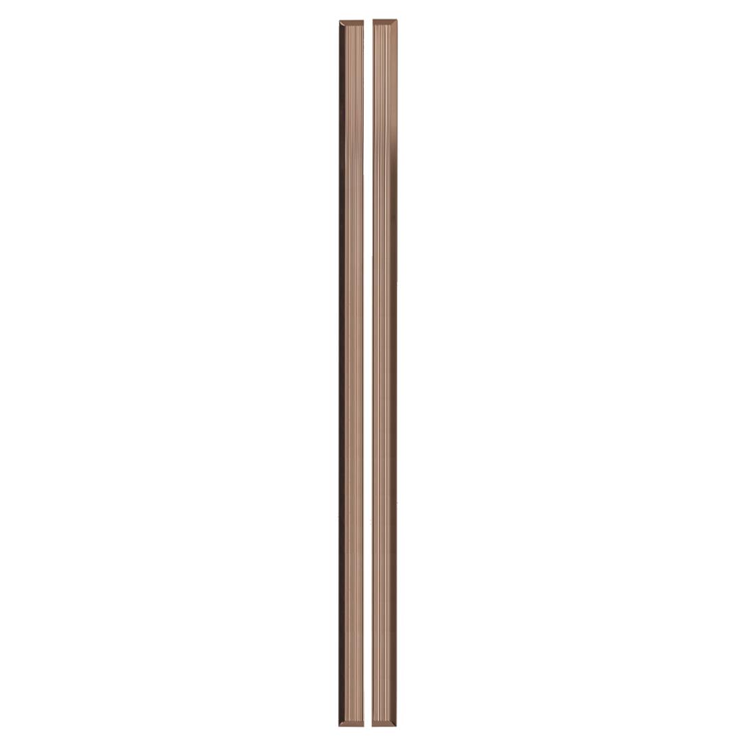 9060  Line-Çizgili Kulp Rose Renk Tek Adet