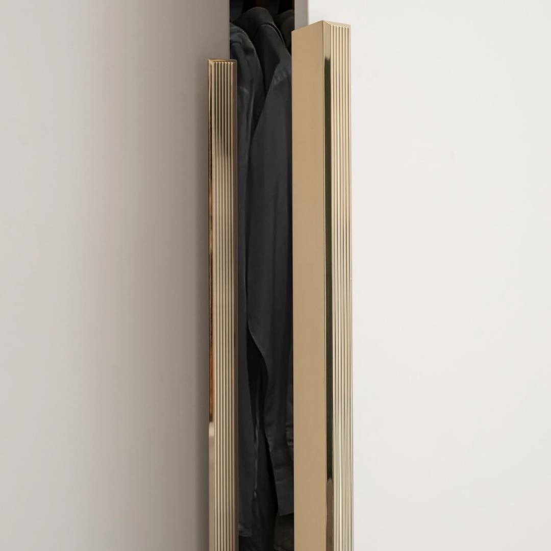 9254 Line-Çizgili Kulp Gold Renk