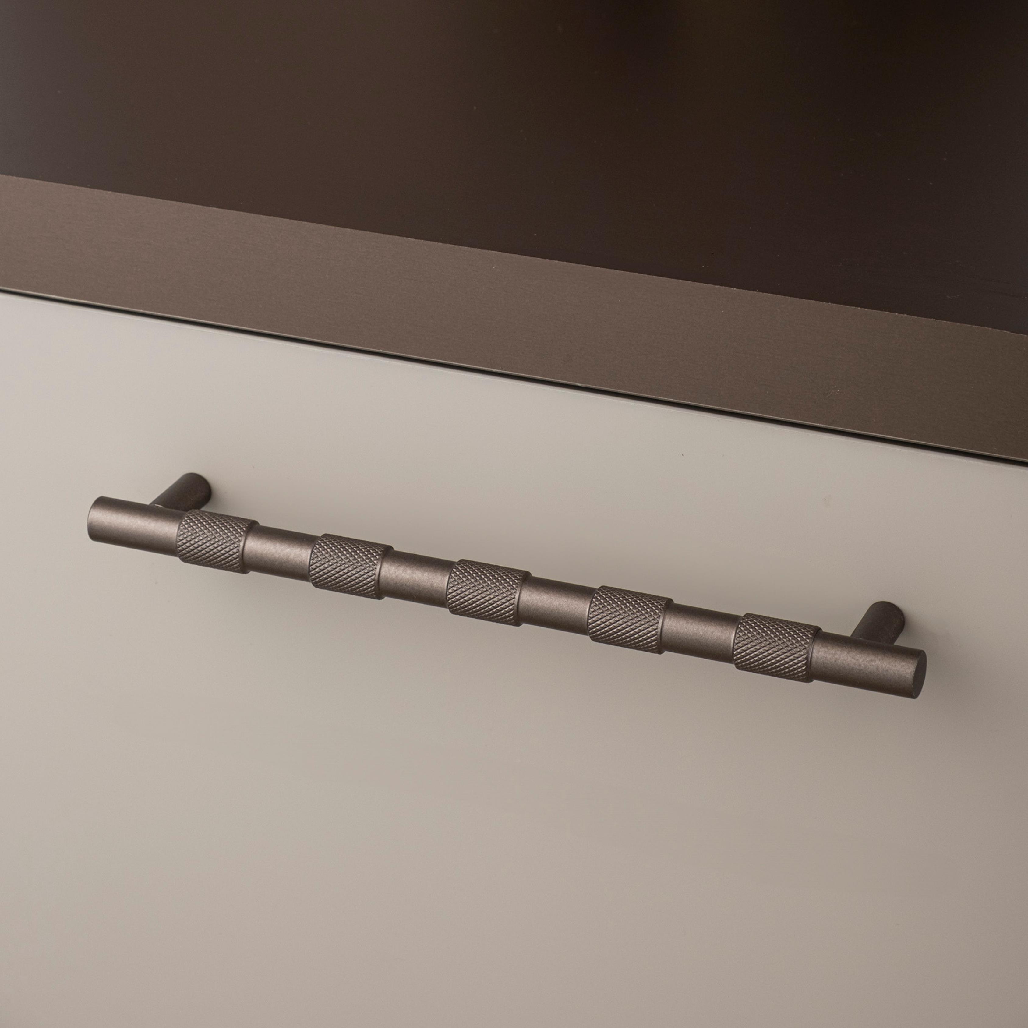9387 Desenli Modern Kulp Koyu Bronz Saten Renk