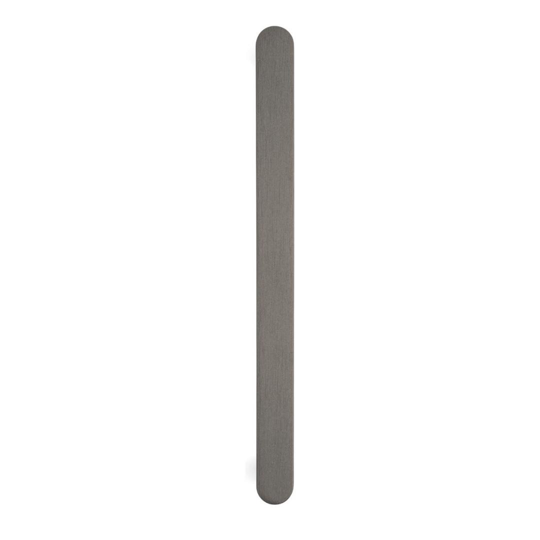 9405 Çekme/Sürgü Kapı Kolu Kalaylı Siyah Saten Renk 27.6 cm