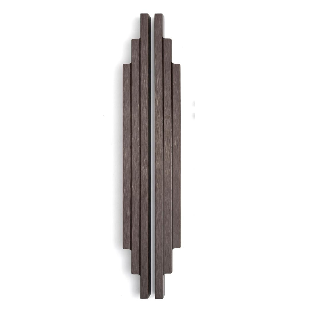 9429 Modern Çizgili Kulp Koyu Bronz Saten Renk