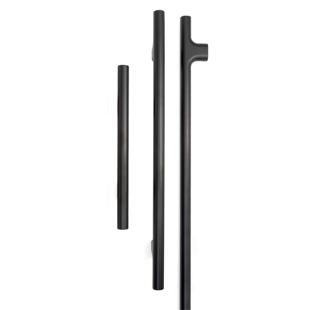 9745 Düz Çekme/Sürgü Kapı Kolu Siyah Renk