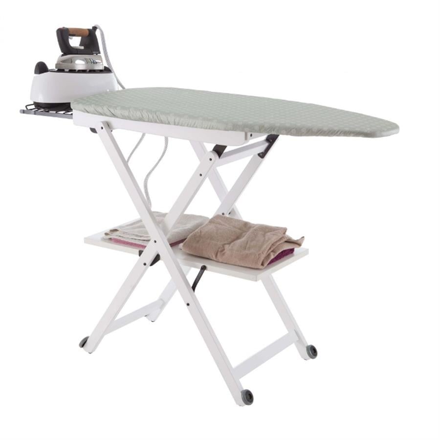 Stırocomodo Kiraz Ağacı Ahşap Ütü Masası Beyaz