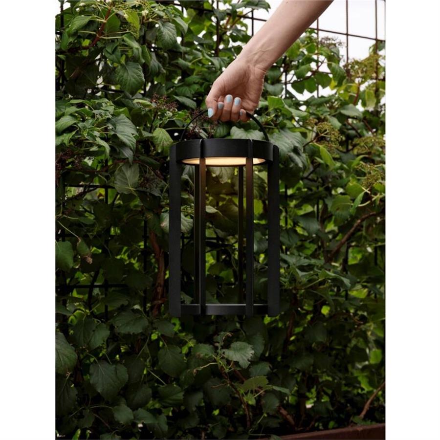 Ateş Böceği Feneri Led Işıklı Siyah 30 cm