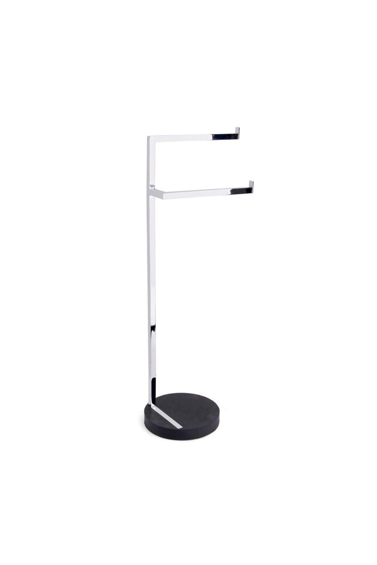 Banyo Ayaklı Tuvalet Kağıtlığı Krom 750x200x299 mm