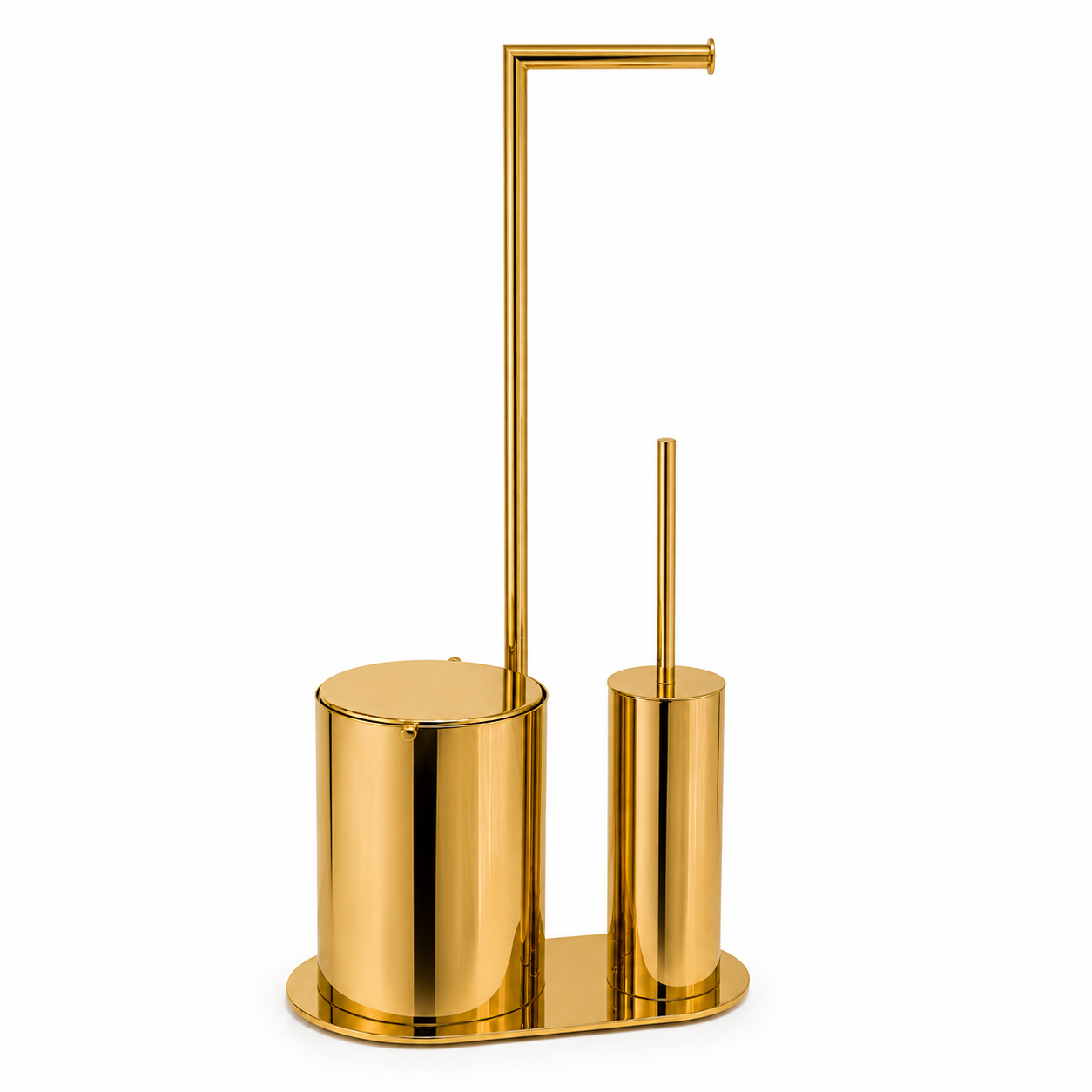 Banyo 3lü Hareketli Wc Set Altın 71x33x21 cm