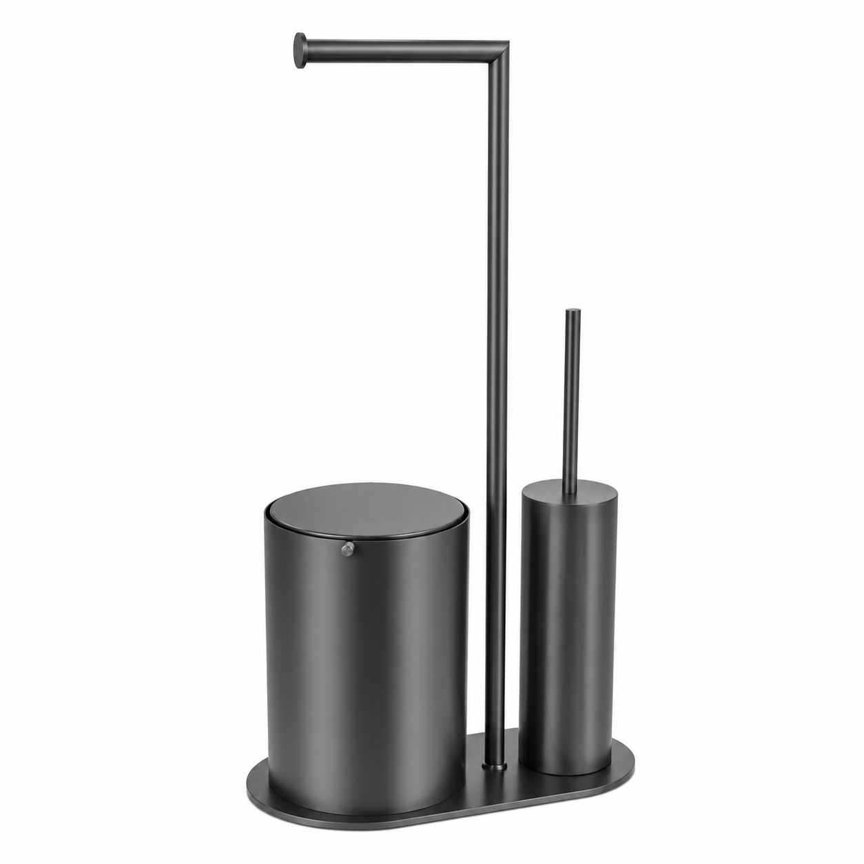 Banyo 3lü Hareketli Wc Set Füme 71x33x21 cm