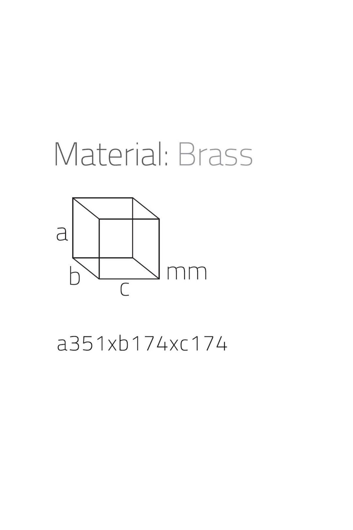 Banyo Çöp Kovası 3 Lt Krom 332x175x175 mm