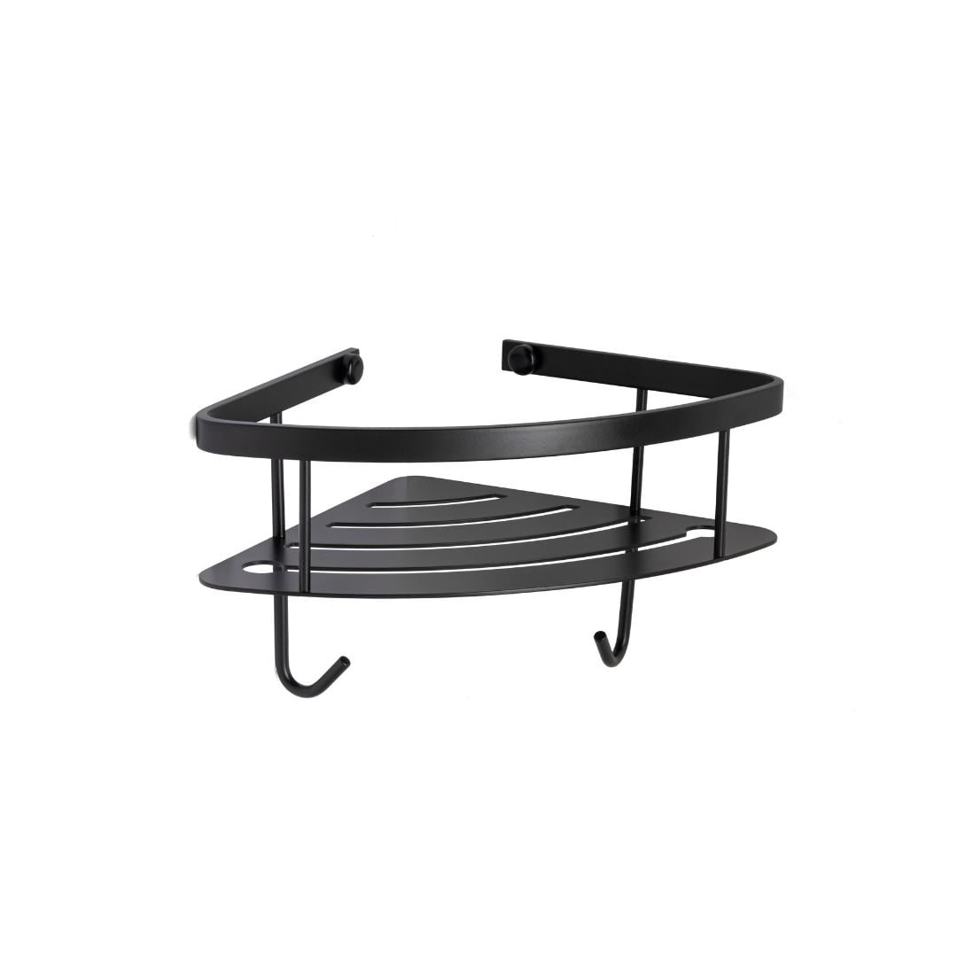 Banyo Duş Raf Sistemi Siyah Renk 152X197X280 Mm