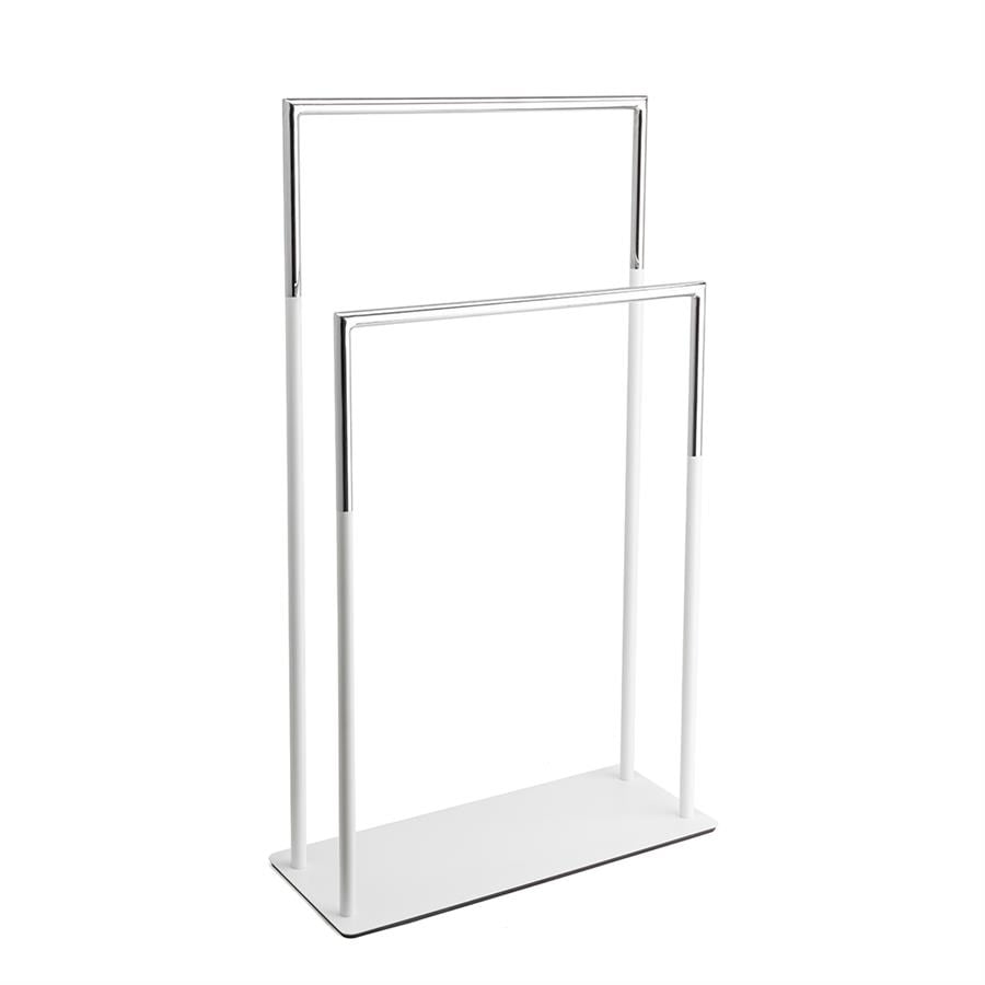 Banyo Hareketli Havluluk Beyaz-Krom Renk 847X200X495 Mm