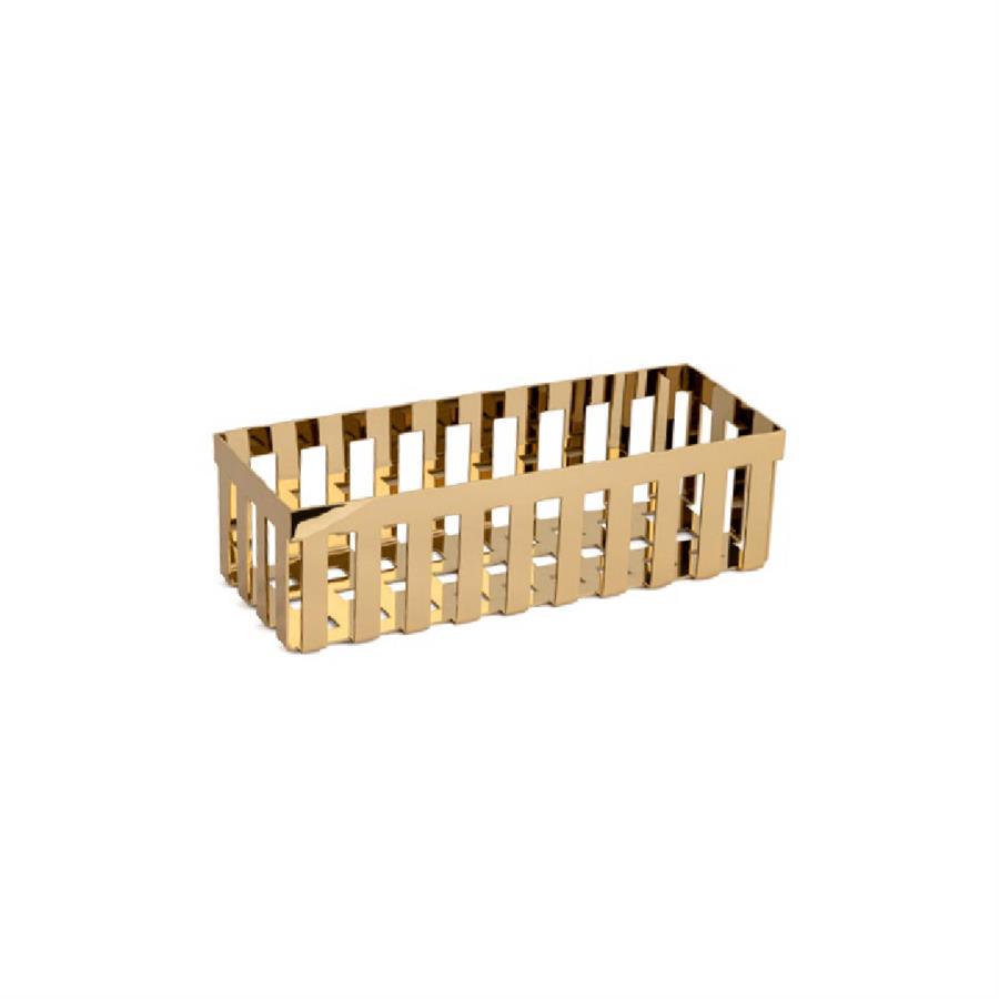 Tezgah Üstü Banyo Havluluk Sepet Gold 31 cm