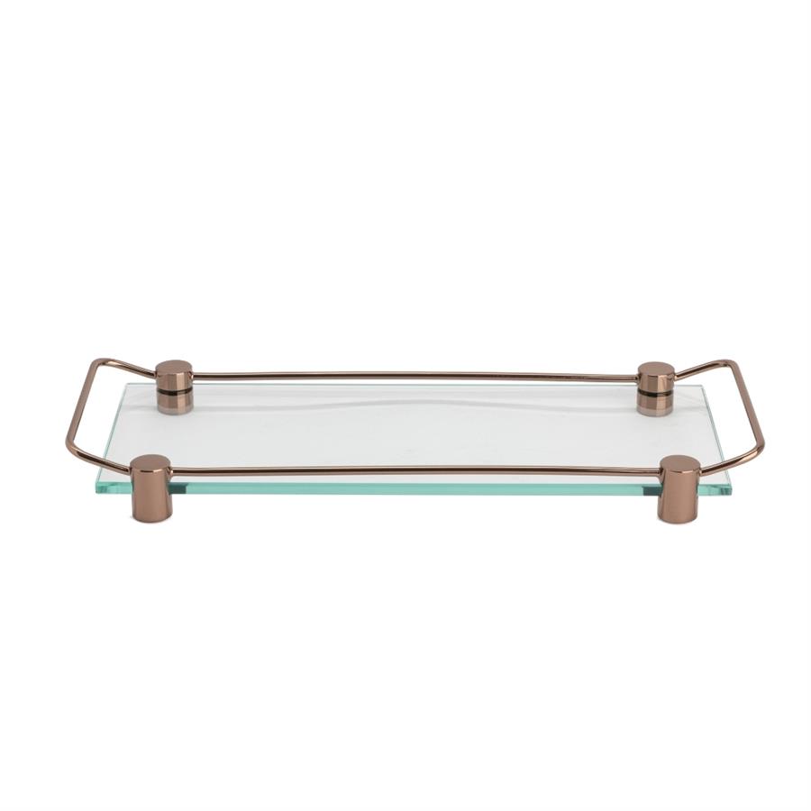 Tezgah Üstü Banyo Tepsi Cam|Rose 36x125x312 mm
