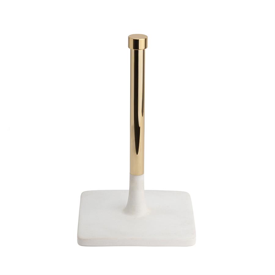 Banyo Tezgah Üstü Hareketli Havluluk Beyaz-Gold Renk 270X160X160 Mm