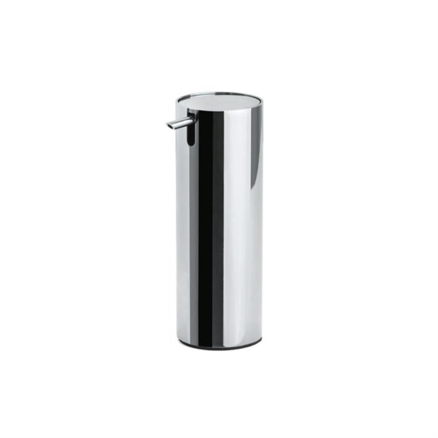 Basmalı Sıvı Sabunluk Krom Renk 300 Ml - 168X60X83 Mm