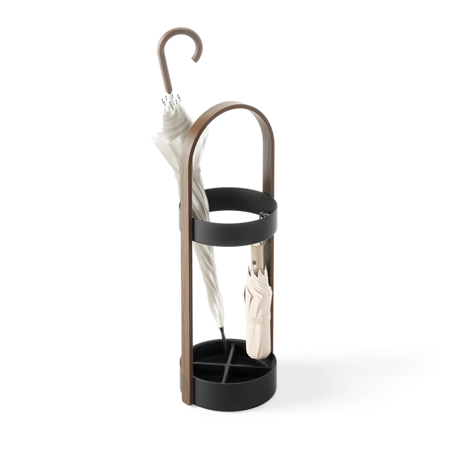 Bellwood Şemsiye Standı Siyah-Ceviz 68 cm