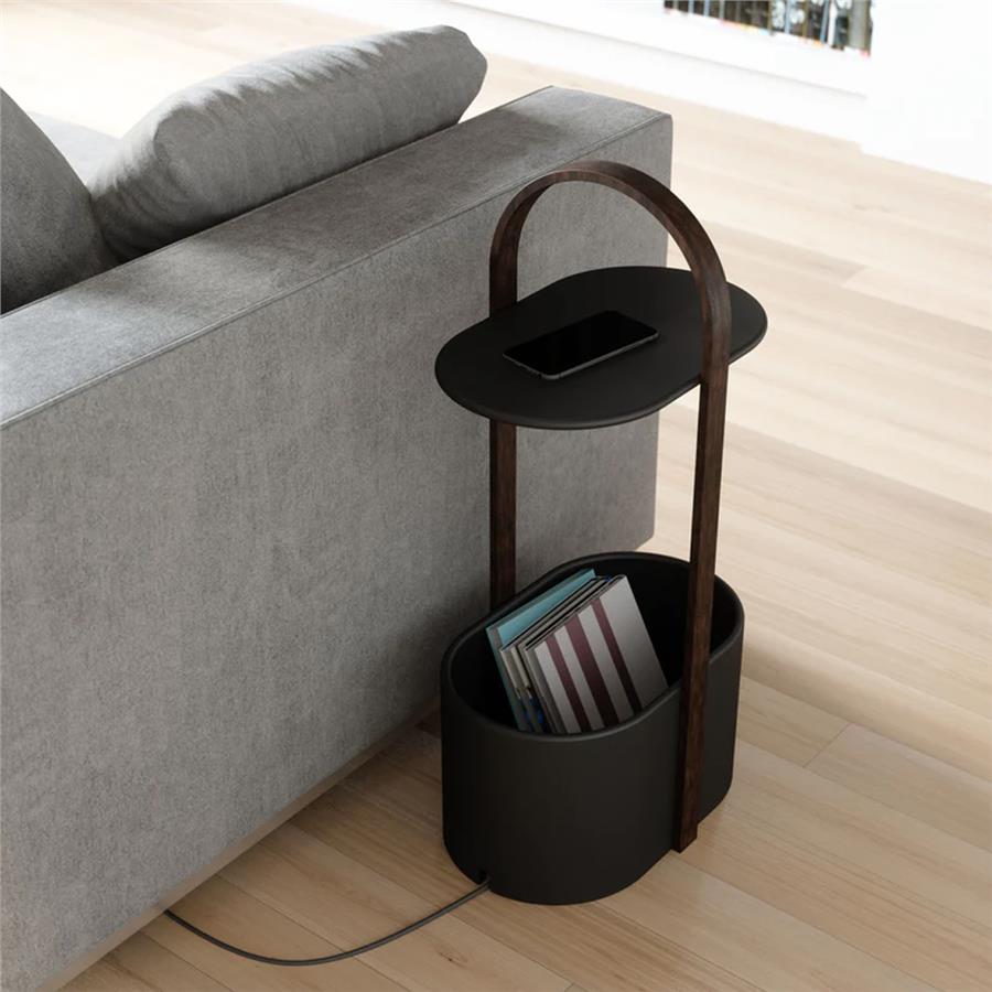 Belwood Siyah Yan Sehpa 30 x 28 x 72 cm