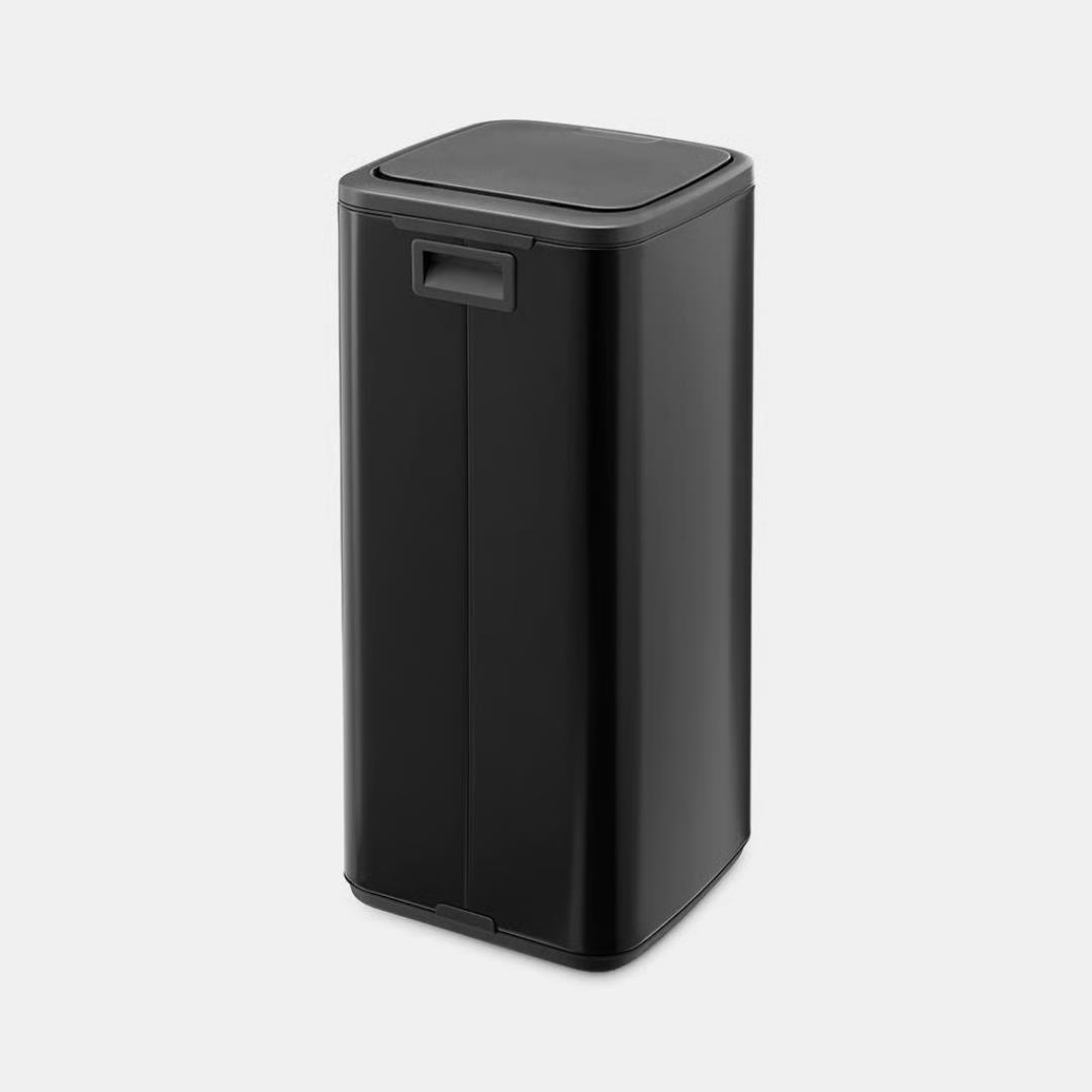 Bo Matt Black Dokunmatik Çöp Kutusu 30 Lt 