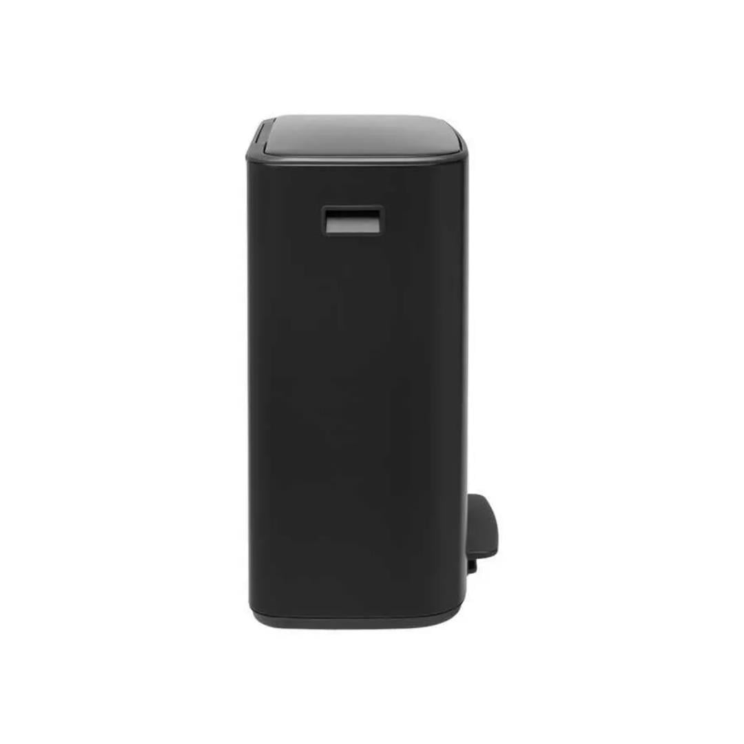 Bo Matt Black Pedallı Çöp Kutusu 2x30l