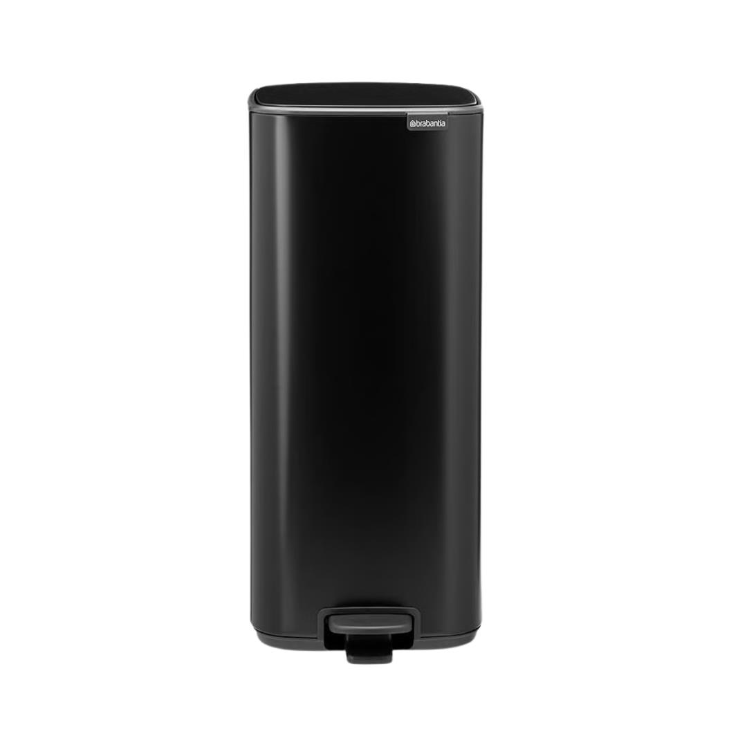 Bo Matt Black Pedallı Çöp Kutusu 30 L 