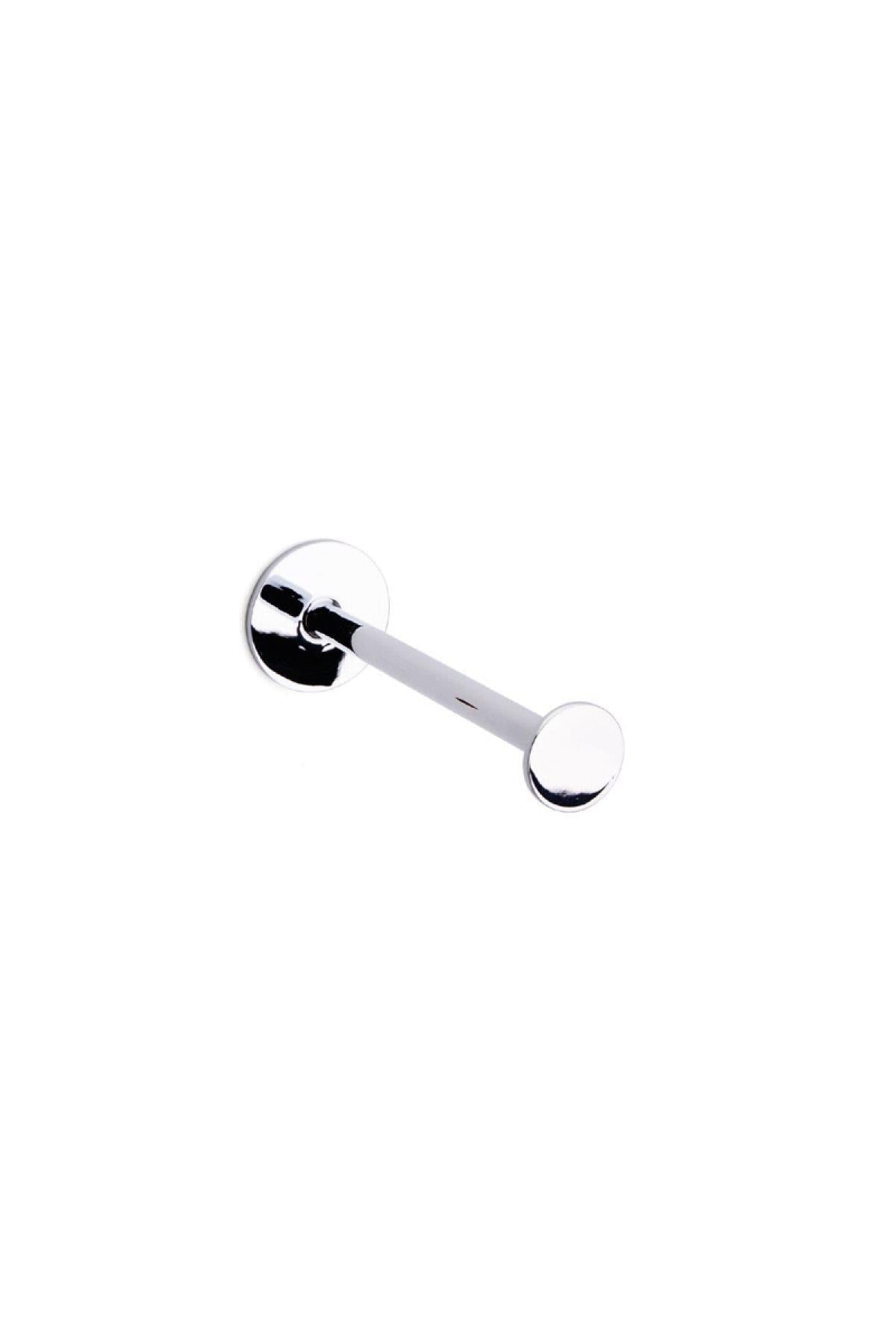 Bobo Duvara Monte Yapışkanlı Yedek Tuvalaet Kağıtlığı Krom Renk 445X136X45 mm