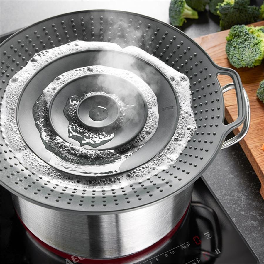Bolla Silikon Aşırı Kaynama Koruması/19 Ve 28 cm Çapındaki Tencereler İçin