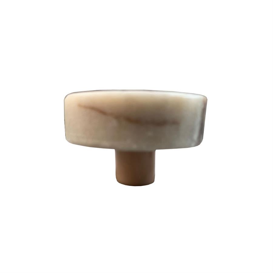 Kum/Mat Sarı Düğme Kulp Çap 38 mm 