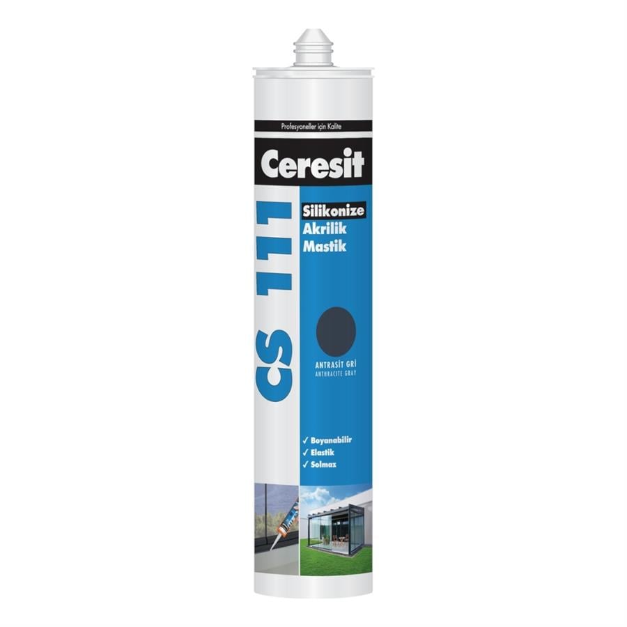 Ceresit Cs 111 Akrilik Mastik Gri 280 Ml