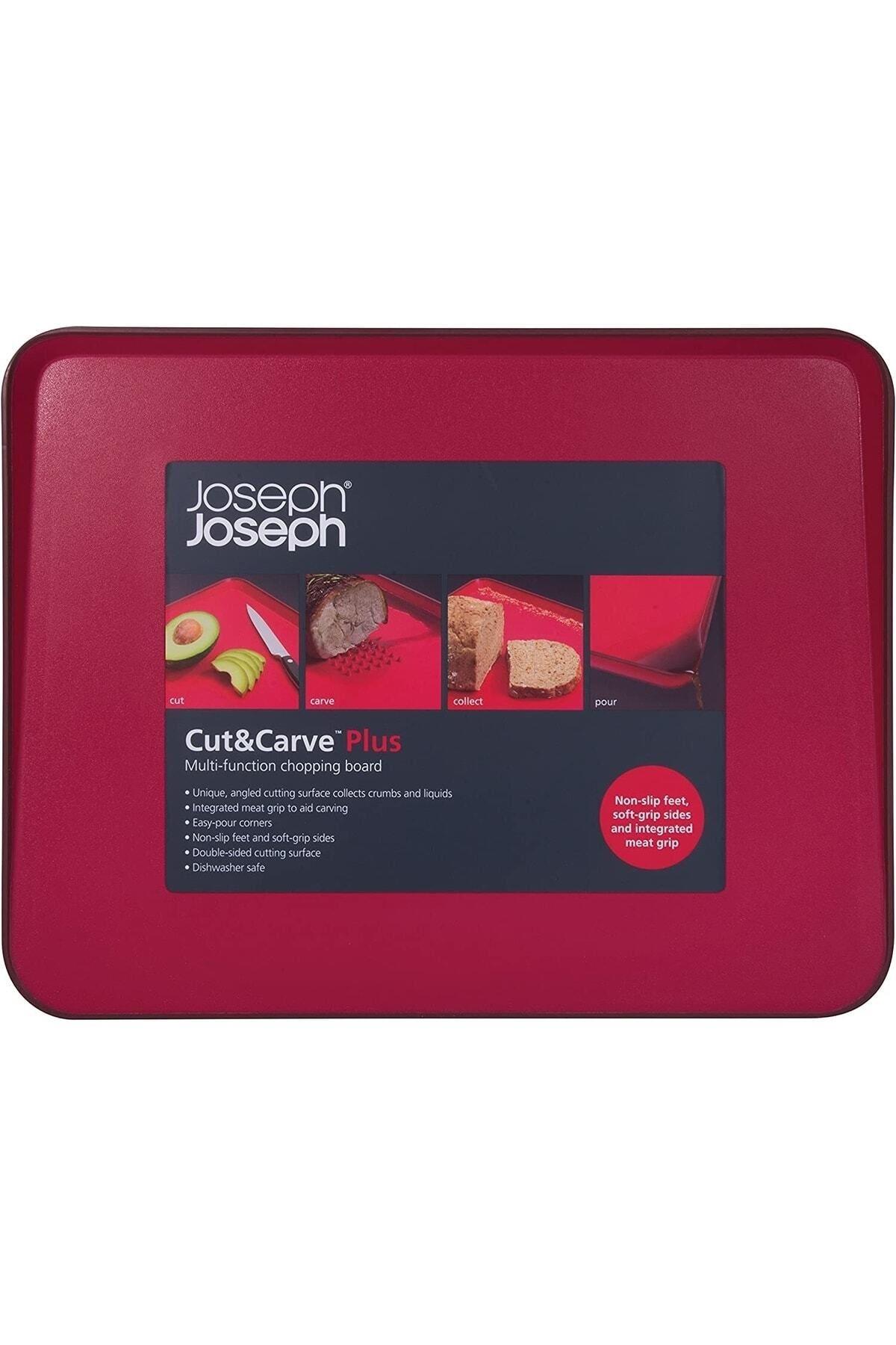 Cut&Carve Plus Büyük Kesme Tahtası - Kırmızı