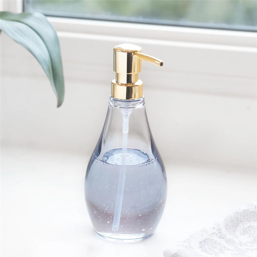 Damla Sıvı Sabunluk 280 ml Gold Renk Pompalı