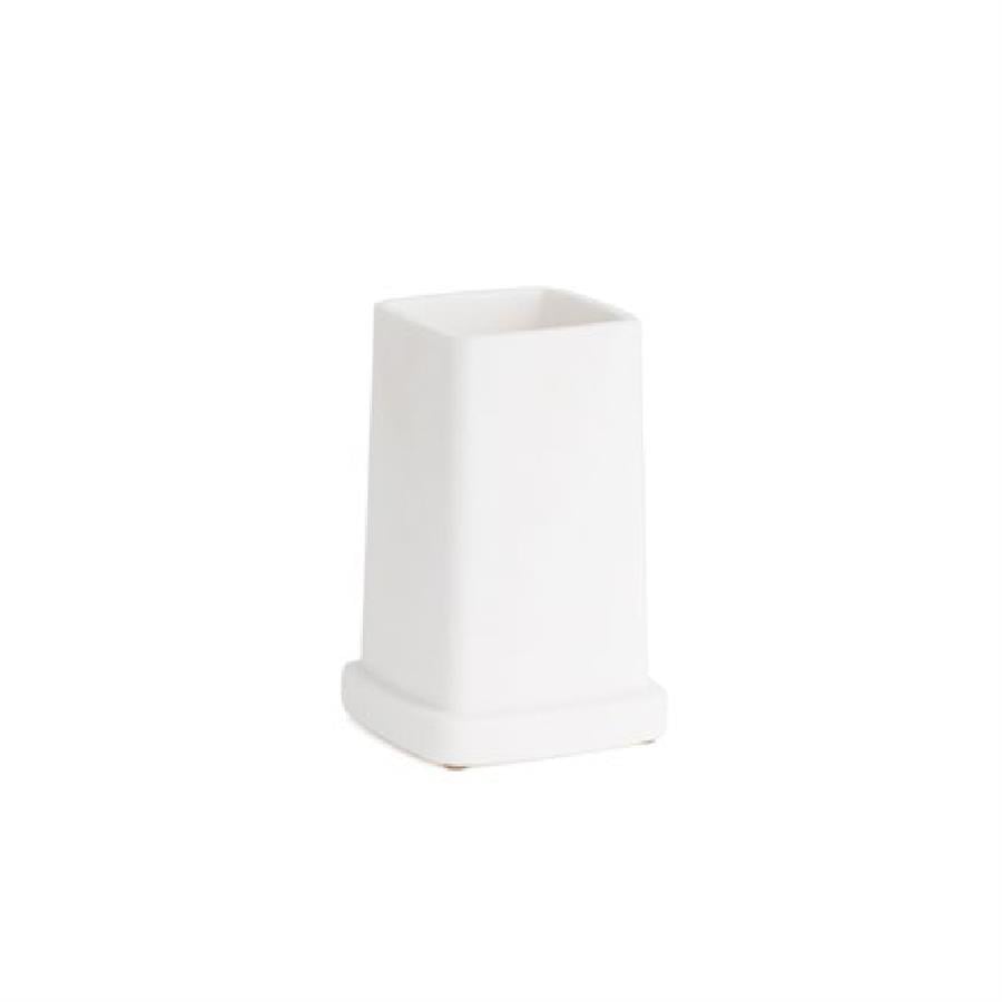 Reçine Tezgah Üstü Diş Fırçalığı Beyaz 152x87x87 mm
