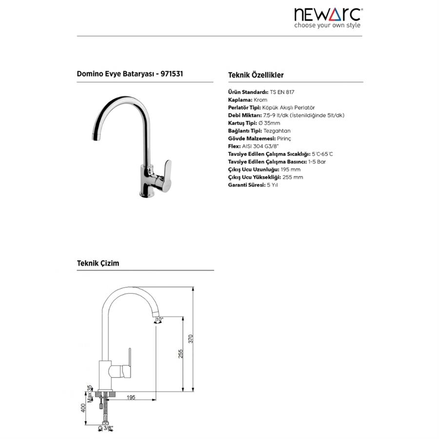 Domino Eviye Bataryası 