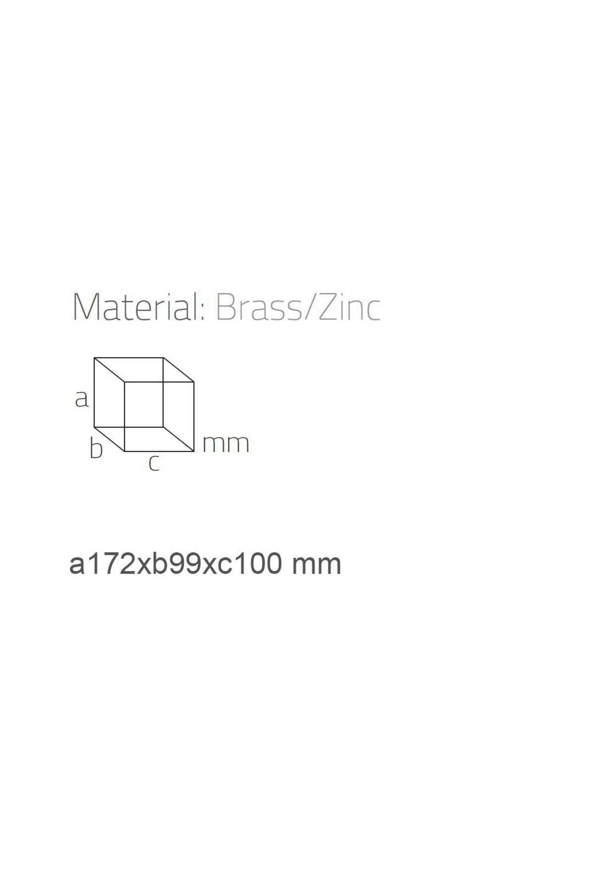 Dorado Sıvı Sabunluk Duvara Monte Rose 175x99x107 mm