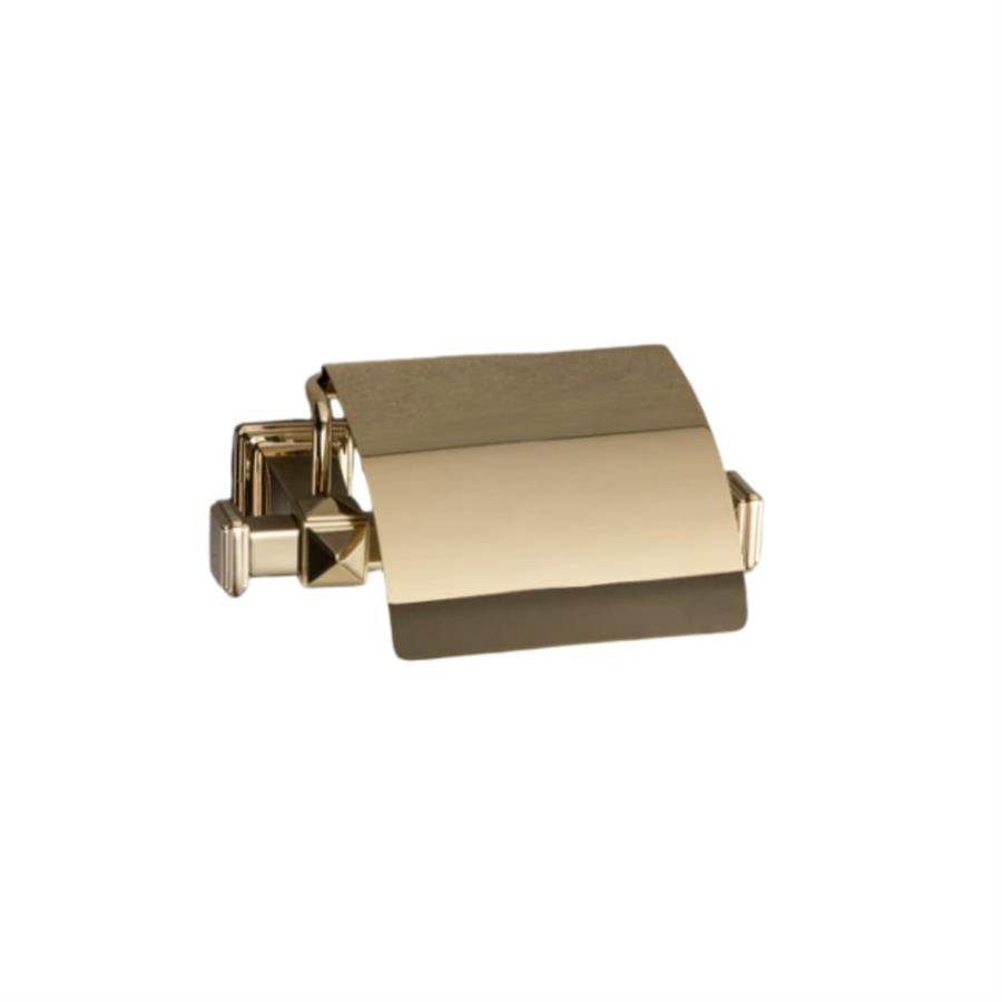 Dorık Kapaklı Tuvalet Kağıtlığı Gold Renk 67X126X167 Mm