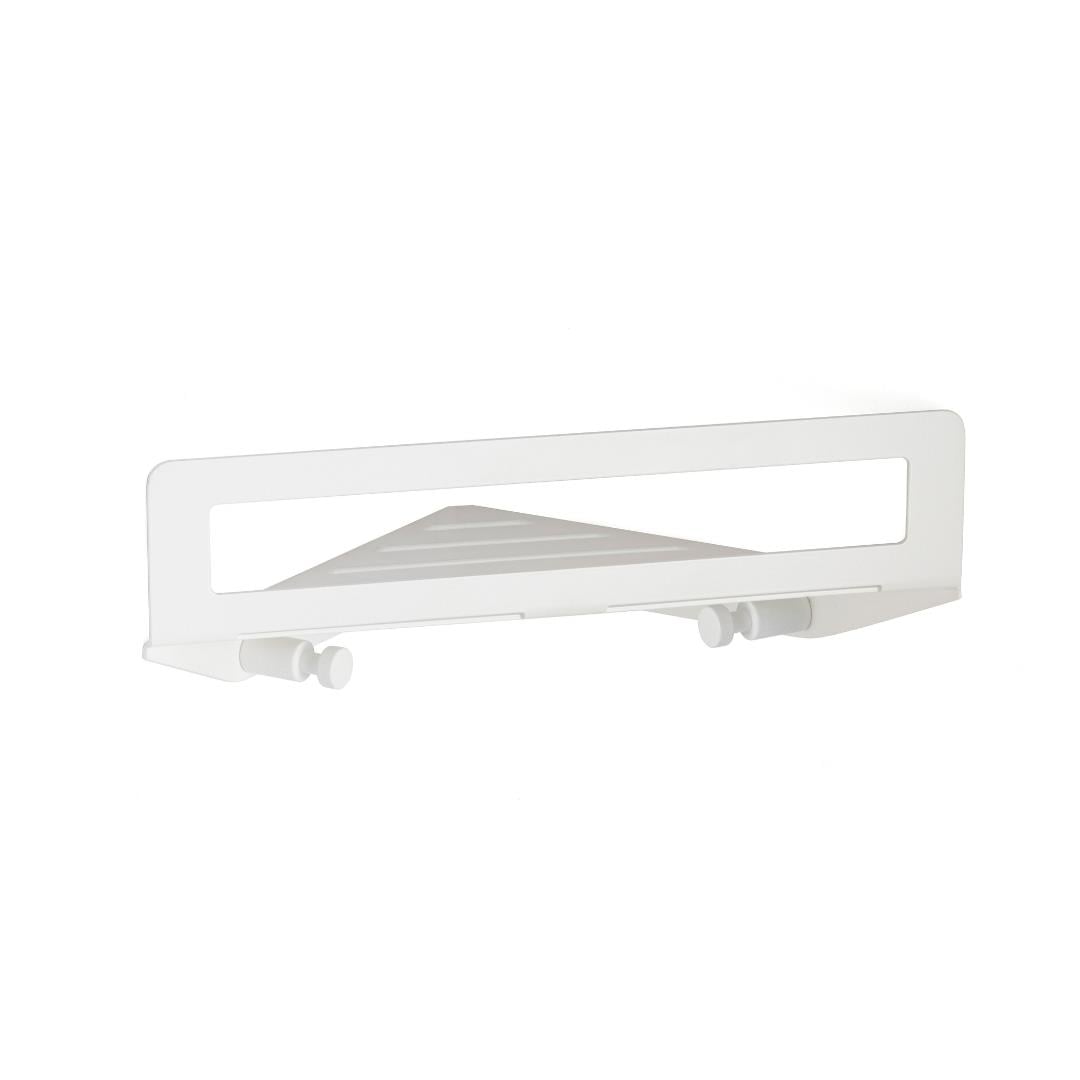 Duvara Monte Banyo Duş Raf Sistemi Beyaz 21 cm