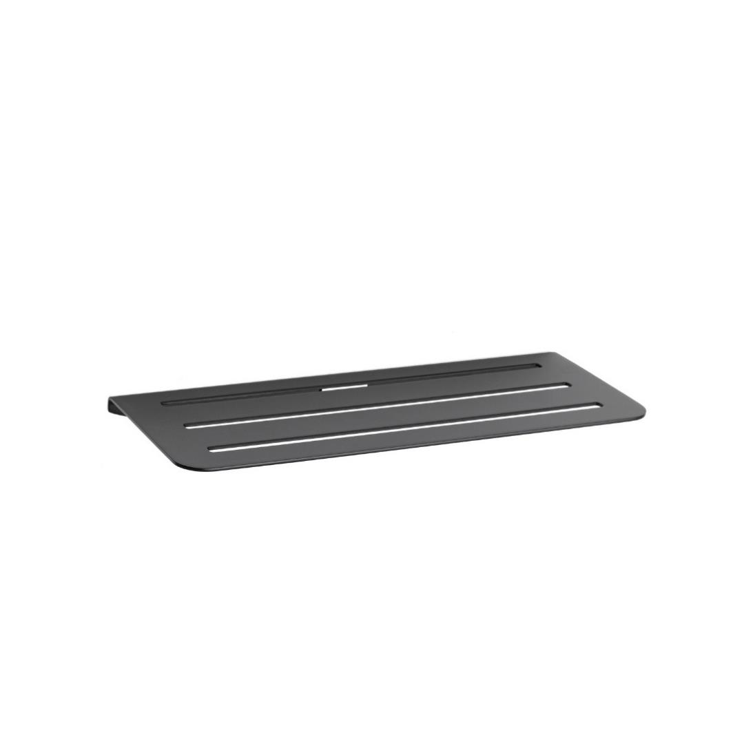 Duvara Monte Banyo Duş Raf Sistemi Siyah 25 cm