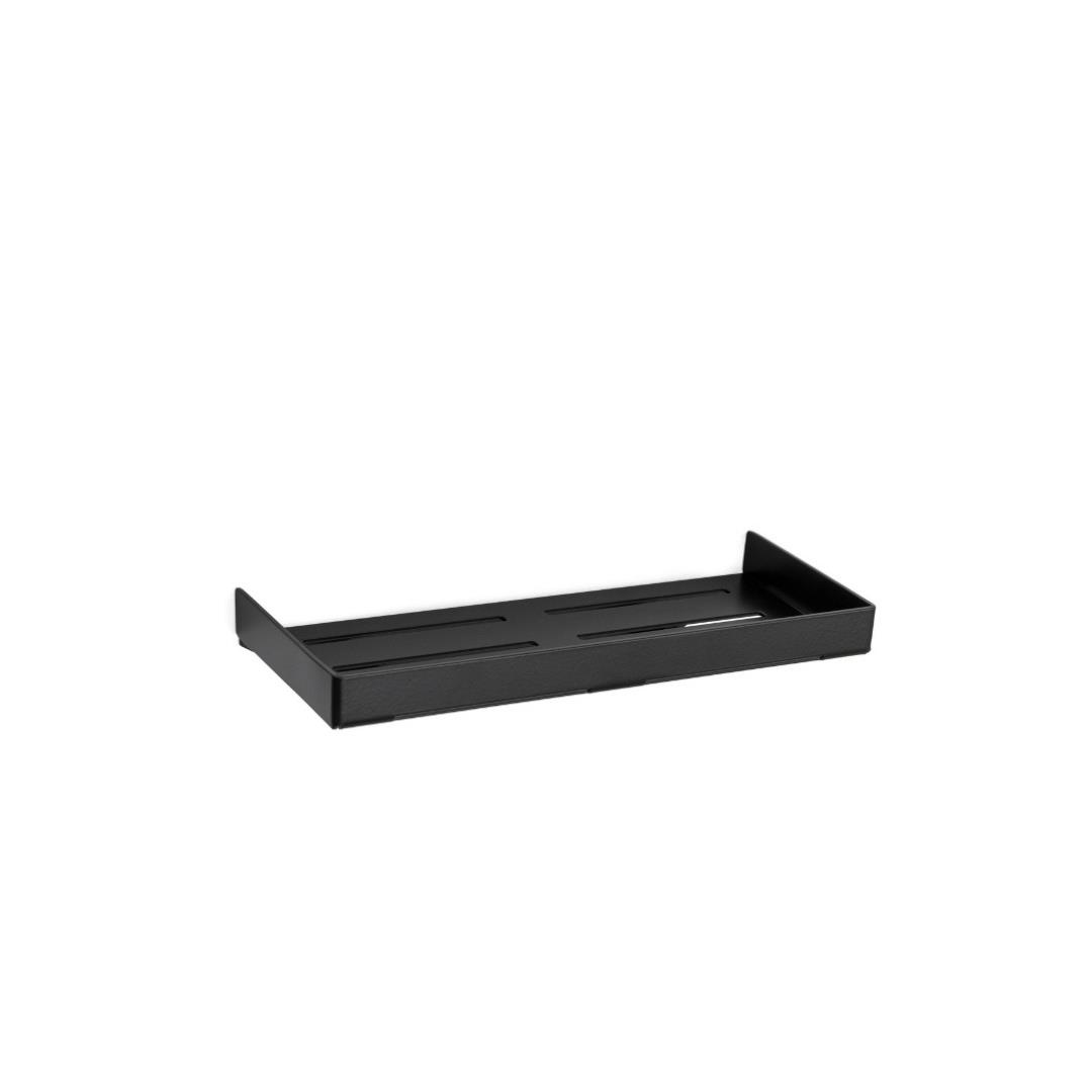 Duvara Monte Banyo Duş Raf Sistemi Siyah 25 cm