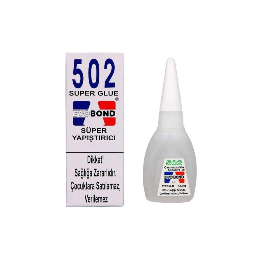 Evobond 502 Süper Yapıştırıcı 20 Gr