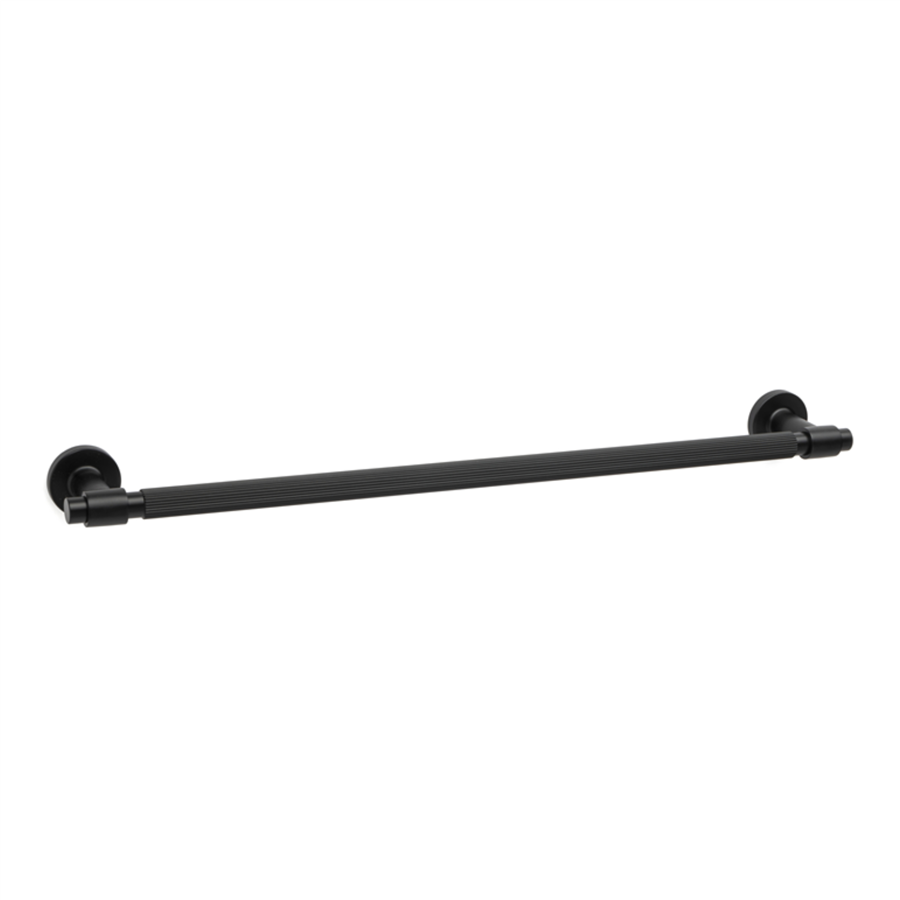 Ezel Duvara Montajlı Uzun Havluluk Siyah 60 cm