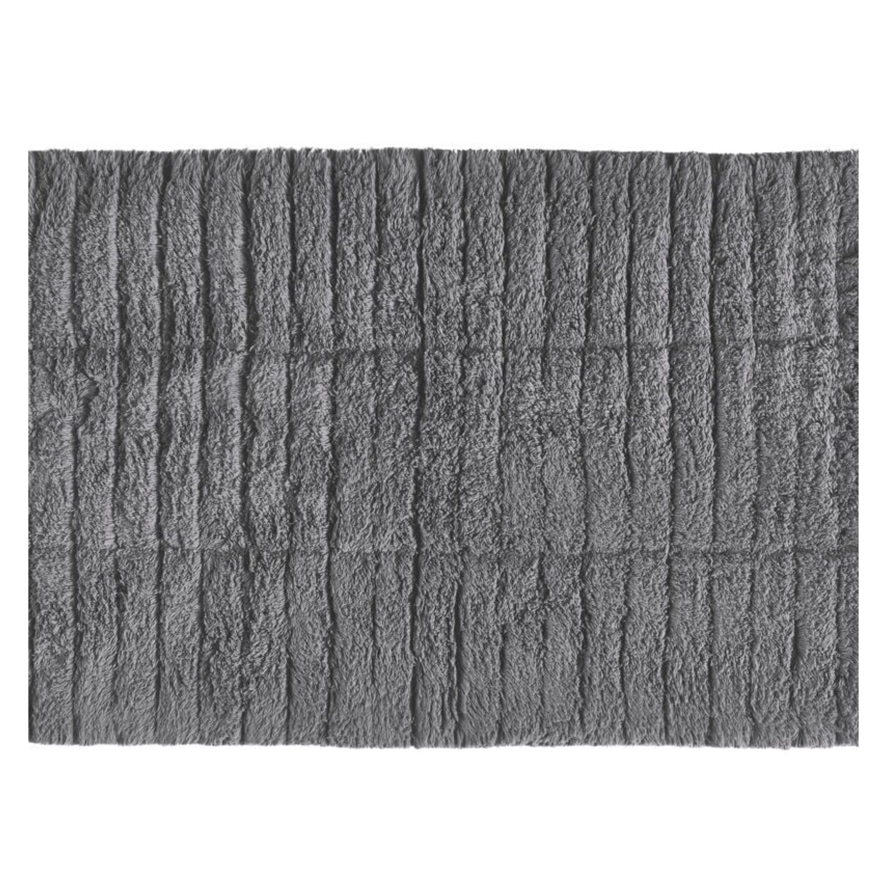 Fayans Banyo Paspası Gri %100 Pamuk 50 X 80 cm