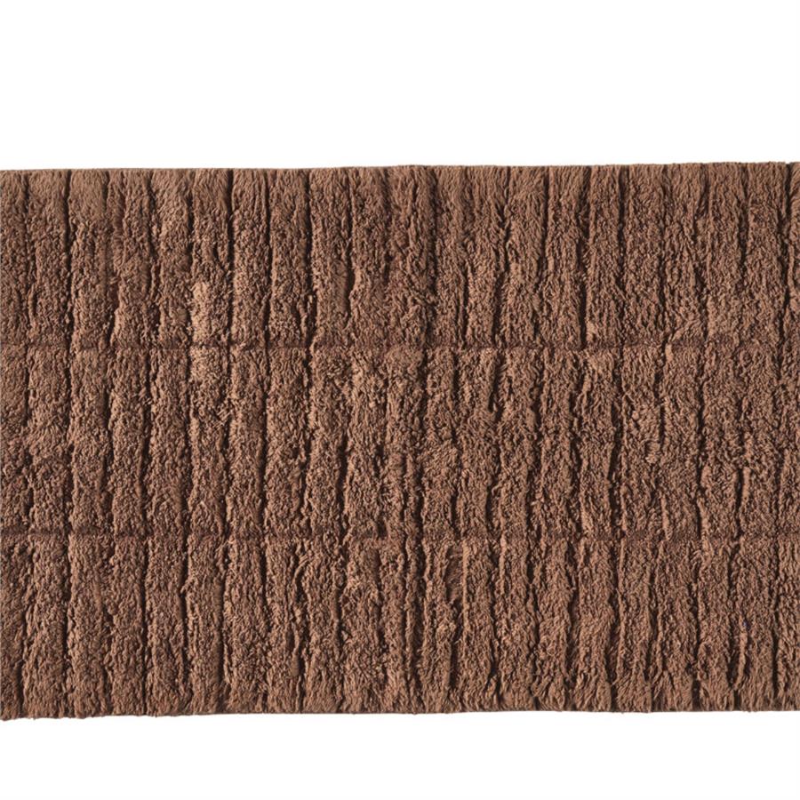 Fayans Banyo Paspası Terracotta Rengi %100 Pamuk 50x80 cm