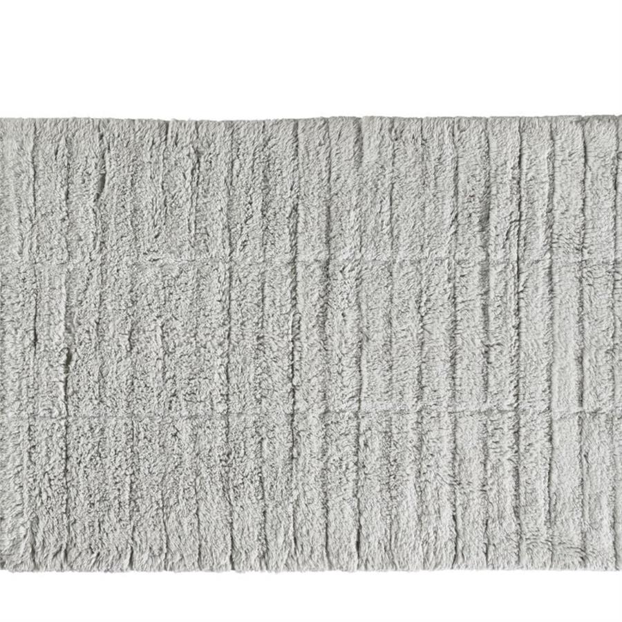 Fayans Banyo Paspası Soft Gri %100 Pamuk 50x80 cm